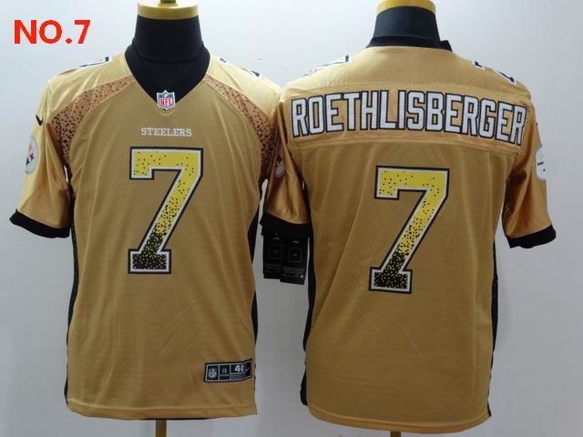 Men's Pittsburgh Steelers #7 Ben Roethlisberger Jersey NO.7;